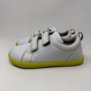Ten Little Everyday Original Neon Glow Sneakers Toddler Size 12.5 Green White